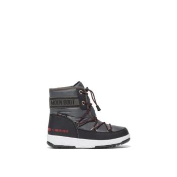 MOON BOOT-Boy Mid Jr black/castlerock kép