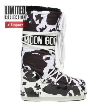 MOON BOOT-Icon Cow Print white/black Keverd össze 39/41 kép