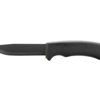 Morakniv Fekete Bushcraft szénacél  kés kép