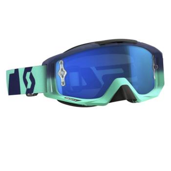 Motocross szemüveg Scott Tyrant MXVI  oxide-turquoise-blue-electric blue chrome kép