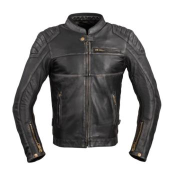 Motoros bőrkabát W-TEC Suit  vintage fekete  5XL kép