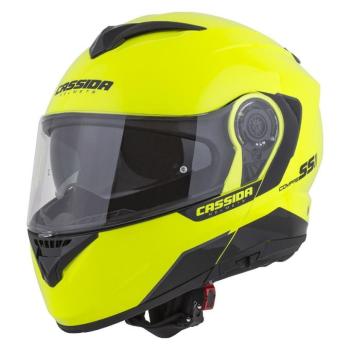 Motoros bukósisak Cassida Compress 2.0 Refraction  sárga fluo/fekete/szürke  XS (53-54) kép