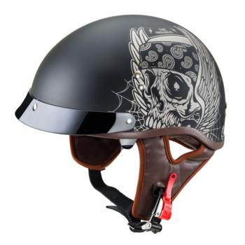 Motoros bukósisak W-TEC Black Heart Longroad  Wings Skull  L(59-60) kép