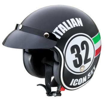 Motoros bukósisak W-TEC Café Racer  Italian 32  L(59-60) kép