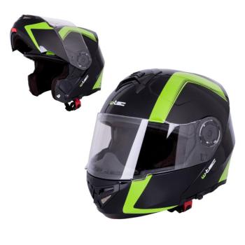 Motoros bukósisak W-TEC V270  fekete-zöld  L(59-60) kép