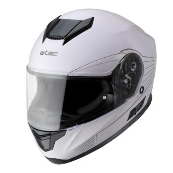 Motoros bukósisak W-TEC Yorkroad Solid YM-831  Fehér Szürke Fényes  L(59-60) kép