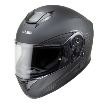 Motoros bukósisak W-TEC Yorkroad Solid YM-831  Fekete Szürke Matt  S (55-56) kép