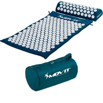 MOVIT akupresszúrás matrac 75 x 44 cm, párnával - türkisz kép