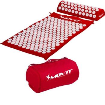 MOVIT Akupresszúrás matrac párnával 75 x 44 cm piros kép