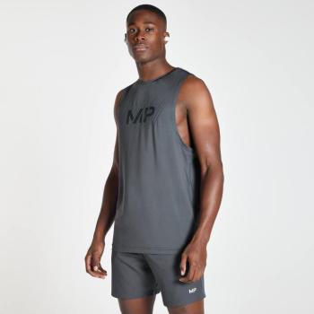 MP Men's Linear Line Graphic Essentials Training Tank Top - Gun Metal - M kép