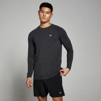 MP Men's Performance Long Sleeve Top - Black Marl - M kép