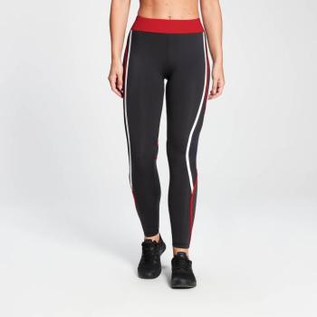 MP Női Engage Colour Block Leggings - Fekete/ Piros - S kép