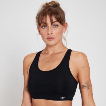 MP Women's Cotton Bralette - Black - XS kép