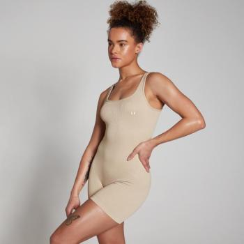 MP Women's Tempo Good Rib Seamless Unitard - Cream - M kép