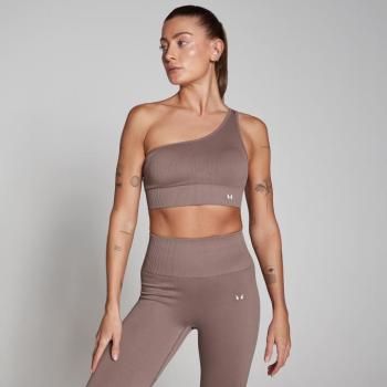 MP Women's Tempo Rib Seamless Asymmetric Bra - Hazelnut - L kép