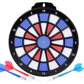 Műanyag mini darts tábla szett kép