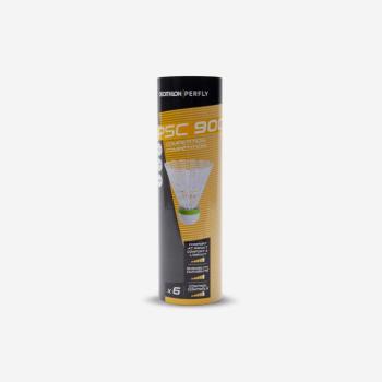 Műanyag tollaslabda PSC 900 MEDIUM, fehér, 6 db Decathlon kép