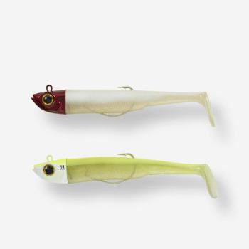 Műcsali tengeri horgászathoz Combo Ancho 120, shad texan, 18 g, piros fej, sárga Caperlan kép