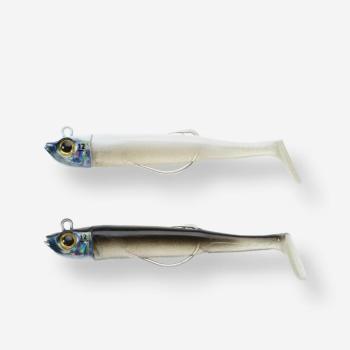 Műcsali tengeri horgászathoz Combo shad texan Ancho 120 12 g, fekete, fehér hát Caperlan kép