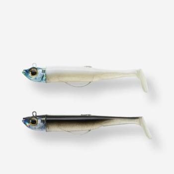 Műcsali tengeri horgászathoz Combo shad texan Ancho 120 30 g, fekete, fehér hát Caperlan kép