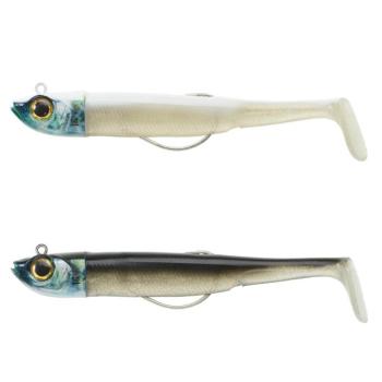 Műcsali tengeri horgászathoz Combo shad texan Ancho 120 50 g, fekete, fehér hát Caperlan kép