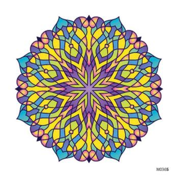 Napos mandala Mandala matrica Flower - Sunseal Átmérő: 12 cm kép