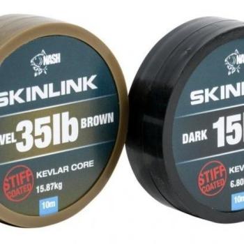 Nash SkinLink Stiff 25 lb 10 m Dark Silt kép