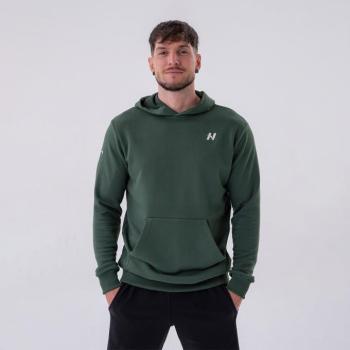 NEBBIA Men‘s Hoodie Pouch Pocket Dark Green kép