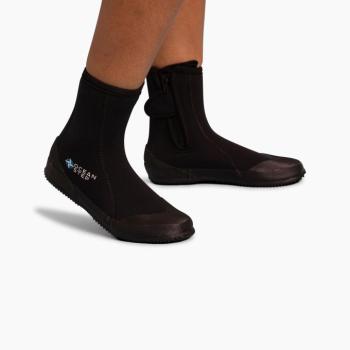 Neoprén csizma Longe-côte-hoz, 5 mm, fekete Ocean Step kép