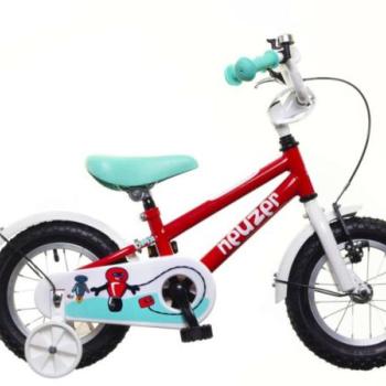 Neuzer BMX Gyermek Kerékpár 12&quot; - piros-türkiz kép