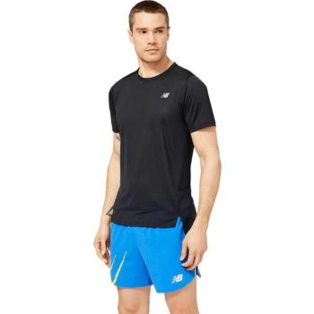 New Balance ACCELERATE SHORT SLEEVE Férfi edzőpóló, fekete, méret kép