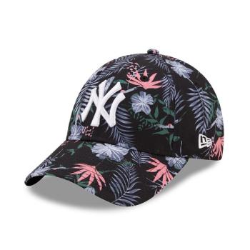 NEW ERA-940W MLB Wmns floral 9forty NEYYAN Fekete 54,9/59,6cm kép