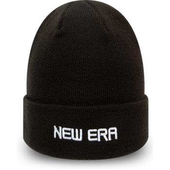 New Era ESSENTIAL CUFF KNIT Unisex téli sapka, fekete, méret kép