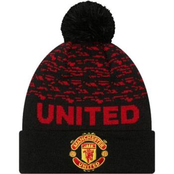 New Era MARL BOBBLE CUFF BEANIE MANCHESTER UNITED Téli sapka, fekete, méret kép