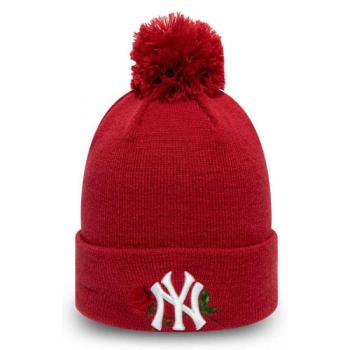 New Era MLB TWINE BOBBLE KNIT KIDS NEW YORK YANKEES Téli sapka lányoknak, piros, méret kép