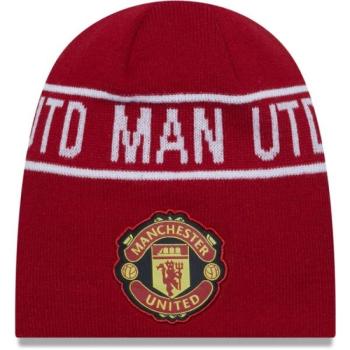 New Era WRDMRK SKULL BEANIE MANCHESTER UNITED Férfi sapka, piros, méret kép