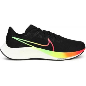 NIKE-Air Zoom Pegasus 38 black/green strike/total orange Fekete 42,5 kép