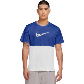 Nike BREATHE RUN TOP SS WR GX M Férfi futópóló, fehér, méret kép