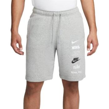 Nike CLUB+ FT SHORT MLOGO Férfi rövidnadrág, szürke, méret kép