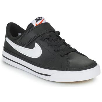 NIKE-Court Legacy black/gum light brown/white Fekete 33,5 kép