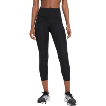 Nike DF FAST CROP W Női legging futáshoz, fekete, méret kép