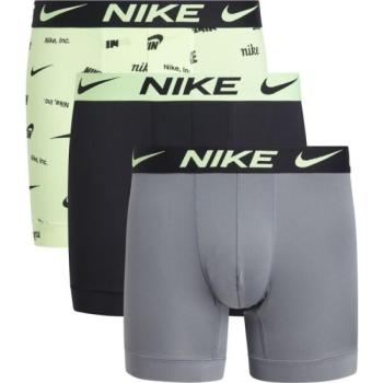 Nike DRI-FIT ESSENTIAL MICRO BOXER BRIEF 3PK Férfi boxeralsó, világoszöld, méret kép