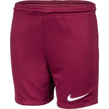 Nike DRI-FIT PARK 3 JR TQO Fiú rövidnadrág focira, bordó, méret kép