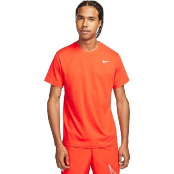 Nike DRY TEE DFC CREW SOLID M Férfi póló edzéshez, narancssárga, méret kép