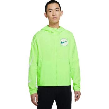 Nike ESSNTL JKT WR GX M Férfi futódzseki, fényvisszaverő neon, méret kép