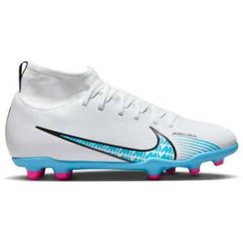 Nike JR MERCURIAL SUPERFLY 9 CLUB FG/MG Gyerek futballcipő, fehér, méret 33.5 kép