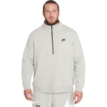 Nike M NSW CLUB BB HZ TOP Férfi pulóver, szürke, méret kép