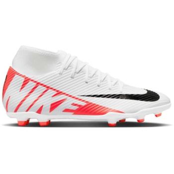 Nike MERCURIAL SUPERFLY 9 CLUB FG/MG Férfi focicipő, fehér, méret 42.5 kép