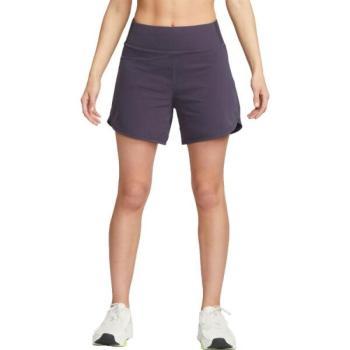 Nike NK BLISS DF MR 5IN BR SHORT Női rövidnadrág, sötétszürke, méret kép