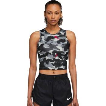 Nike NK DF TANK SSNL NV Női edzőtop, sötétszürke, méret kép